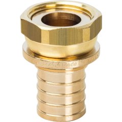 Переходник STOUT с накидной гайкой 32xG 1 для труб из сшитого полиэтилена аксиальный