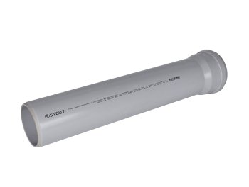 Труба канализационная бесшумная STOUT 110х500 мм, SKB-0002-011050
