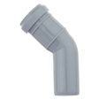 Отвод ВК ПП 32х45, серый,РТП