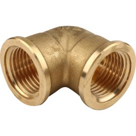 Угольник TIEMME ВВ 1/2х1/2 для стальных труб резьбовой, 1500018