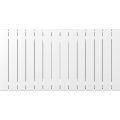 Радиатор биметаллический RIFAR SUPReMO 500 14 секций боковое подключение (белый RAL 9016), 4RS50-14