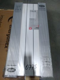 Уцененный товар (скол на нижней части секции): Радиатор биметаллический RIFAR SUPReMO 800 5 секции боковое подключение (белый RAL 9016), 4RS80-5