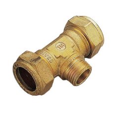 Тройник TIEMME HP 15x1/2x15, 1100096