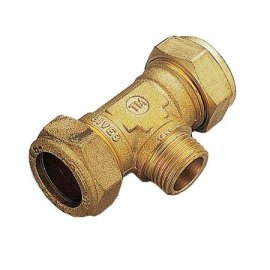 Тройник TIEMME HP 15x1/2x15, 1100096