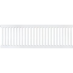 Трубчатый стальной радиатор КЗТО РС 1-500-25 секций 1/2 боковое подключение RAL9016