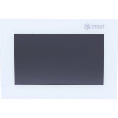 Проводная контрольная панель управления STOUT M-7, белая