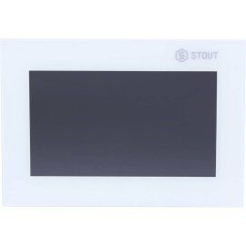 Проводная контрольная панель управления STOUT M-7, белая