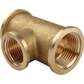 Тройник TIEMME ВВ 3/4х1/2х3/4 для стальных труб резьбовой, 1500049