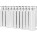 Радиатор биметаллический STOUT TITAN 500 12 секций боковое подключение (белый RAL 9016)