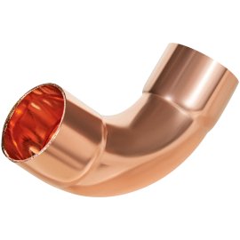 Отвод JINTIAN 90° ВП-ВП 28 из меди под пайку, JT-15002A28E