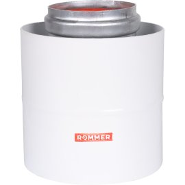 Начальный участок традиционный вертикальный коаксиальный ROMMER D60(м-м)/100(п-п) хомут в комплекте + втулка D60 L-50, RCA-6010-210100