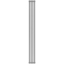 Радиатор алюминиевый STOUT Tonale 2000 4 секции универсальное подключение (серый), SRA-2120-20000804