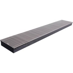 Внутрипольный конвектор STOUT SCN-1100 80х300х1800 (Решётка роликовая) правое подключение, SCN-1100-0830180