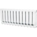 Радиатор биметаллический STOUT Space 350 12 секций боковое подключение RAL9016, SRB-0310-035012