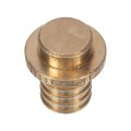 Заглушка аксиальная, латунь,16, желтый, RTP