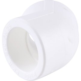 Угольник 45* Kalde d=40 для полипропиленовых труб под сварку (цвет белый), 3212-elb-400045