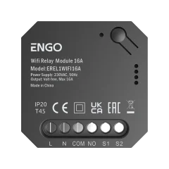 Умное реле ENGO Controls EREL-16WIFI, 1x16A, выход NO-COM