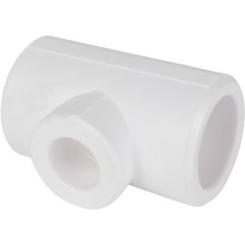 Тройник переходной Kalde 32х20х32 для полипропиленовых труб под сварку (цвет белый), R.3212-tio-322032