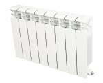Радиатор биметаллический RIFAR BASE VENTIL 200 BVR 8 секций нижнее правое подключение (белый RAL 9016), 1RB20.VR-8