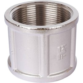 Муфта TIEMME ВВ 2х2 никель, 1500478