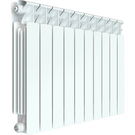 Радиатор биметаллический RIFAR BASE 500 10 секций боковое подключение (цвет RAL 1015), 83339