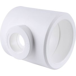 Тройник переходной Kalde 110х50х110 для полипропиленовых труб под сварку (цвет белый), 3212-tio-115011