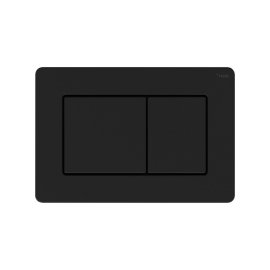 Панель смыва РЕХАУ NOVA PUBLIC антивандальная с прямоугольными клавишами с покрытием против отпечатков пальцев, нержавеющая сталь, черный, матовый, 19102831001