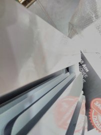 Уцененный товар (вмятина на ламели): Радиатор алюминиевый ROMMER Profi 500 6 секции (AL500-80-80-100) (RAL9016), RAL-1210-050006