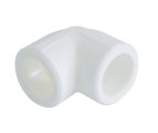 Угольник 90* Kalde d=90 для полипропиленовых труб под сварку (цвет белый), 3212-elb-900000