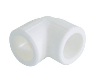 Угольник 90* Kalde d=90 для полипропиленовых труб под сварку (цвет белый), 3212-elb-900000