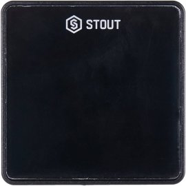 Проводной комнатный датчик STOUT C-7p, черный, STE-0101-007002