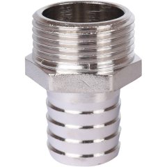 Штуцер STOUT НР никелированный 1 x25, SFT-0067-000125