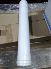 Уцененный товар (царапины): *SCA-0080-000500 STOUT элемент дымохода DN 80 труба 500 мм п/м