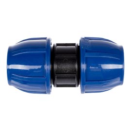 Муфта компрессионная, полипропилен 25, для полиэтиленовых труб, РТП