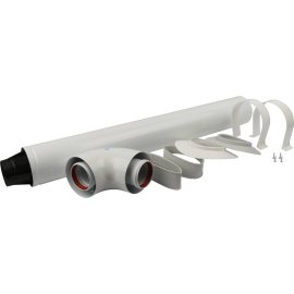 *SCA-6010-210850 STOUT Комплект коаксиальный для прохода через стену (совместим Baxi) 60/100, 850 мм, SCA-6010-210850