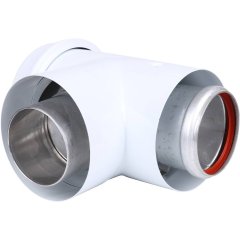 Тройник Vaillant 87 с ревизией труб 80/125