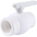 Кран шаровой Kalde d=40 для полипропиленовых труб под сварку (цвет белый), 3242-vlb-400003