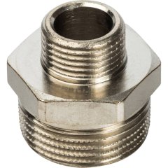 Ниппель НН STOUT переходной никелированный 3/4X3/8, SFT-0004-003438