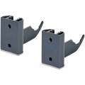 Комплект настенных регулируемых кронштейнов для радиаторов STOUT (2 шт.) Графит RAL 7024, SKU-0320-000080 7024