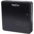 Беспроводной комнатный терморегулятор черный TECH 230В, R-8z