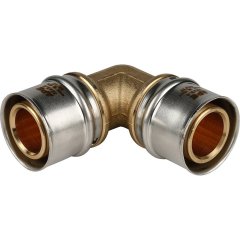 Угольник STOUT  90° 32х32 для металлопластиковых труб прессовой, SFP-0009-003232