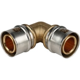 Угольник STOUT  90° 32х32 для металлопластиковых труб прессовой, SFP-0009-003232