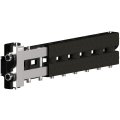 Балансировочный коллектор GIDRUSS BMSS-80-4D.EPP (до 80 кВт, подкл. котла G 1, 3 контура G 1, боковой контур G 1, зеркально-матовая полировка, 4D-кронштейны K.UMS, EPP-термоизоляция)
