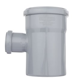 Тройник ВК ПП 110/50х87, серый,РТП