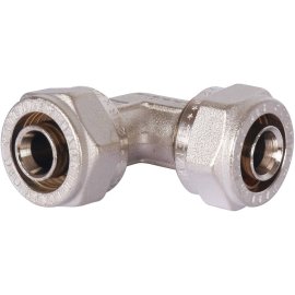 Угольник TIEMME 90° (16х2.0) для металлопластиковых труб винтовой, 1600008