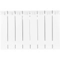 Радиатор биметаллический STOUT STYLE 350 8 секций боковое подключение (белый RAL 9010), SRB-0110-035008