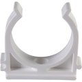 Крепление Политэк d=40 для полипропиленовых труб под сварку (цвет белый), 9000000040