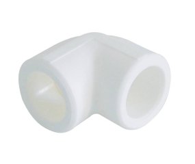 Угольник 90* Kalde d=90 для полипропиленовых труб под сварку (цвет белый)