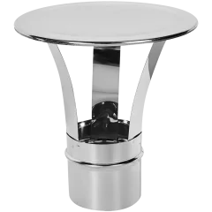 Зонт для вертикальной системы традиционный ROMMER D80 (нержавейка)