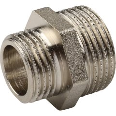 Ниппель HH TIEMME никелированный 1х3/4 для стальных труб резьбовой, 1500157